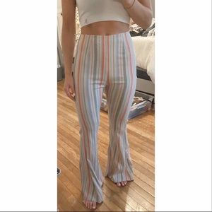 Multi-Colored Free People Flared Pants